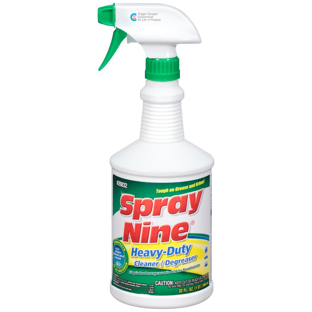 Spray Nine? Heavy Duty Cleaner+Degreaser +Disinfectant Case of 12, 32oz  Bottles – Tri-State Industrial Supply
