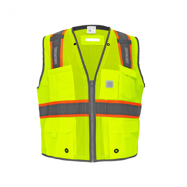 Global GLO-15LED High-visibility Safety Vest with LED Lights
