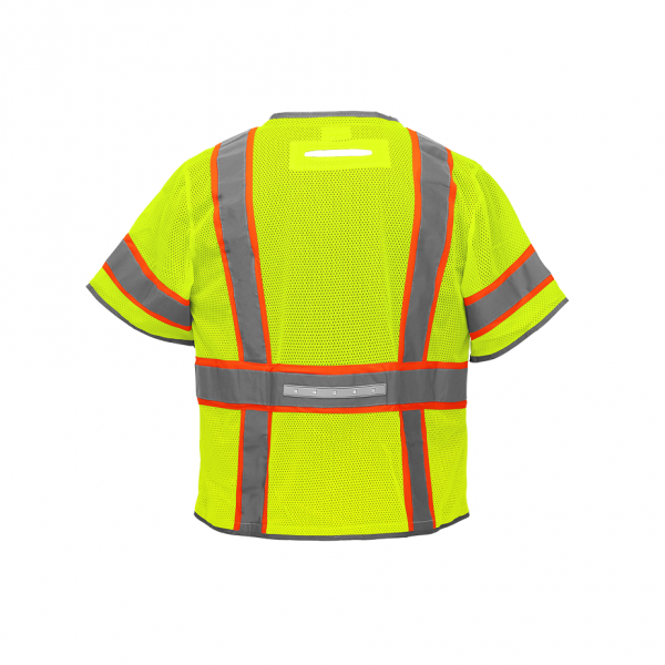 Global FrogWear® HV Premium Surveyors LED Safety Back