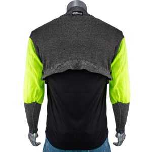 Kut Gard PreventWear PIP Cut Resistant Pullover with Hi-Viz Sleeves Back