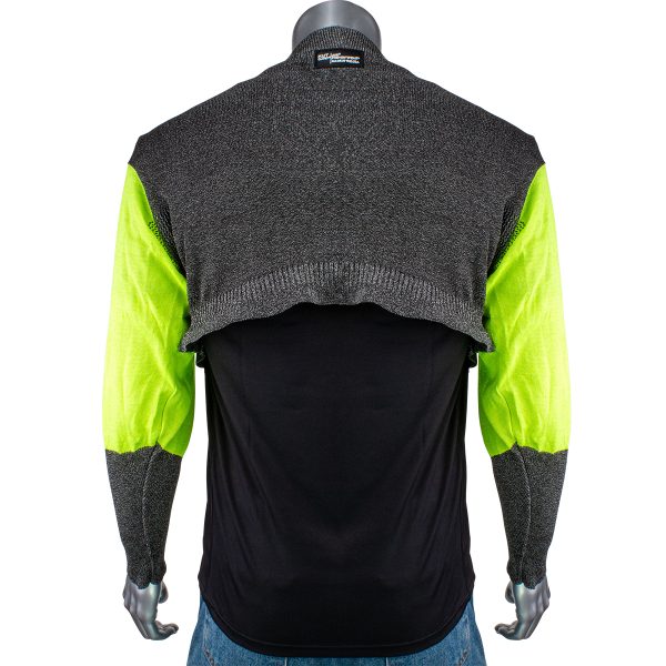 Kut Gard PreventWear PIP Cut Resistant Pullover with Hi-Viz Sleeves Back