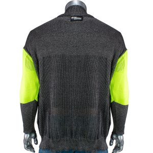 Kut Gard ATA PreventWear Cut Resistant Pullover with Hi-Vis Sleeves Back