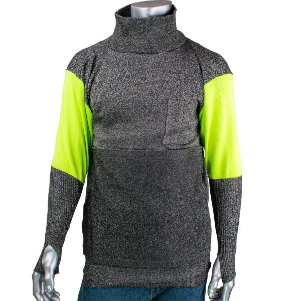 Kut Gard ATA PreventWear Cut Resistant Pullover with Hi-Vis Sleeves