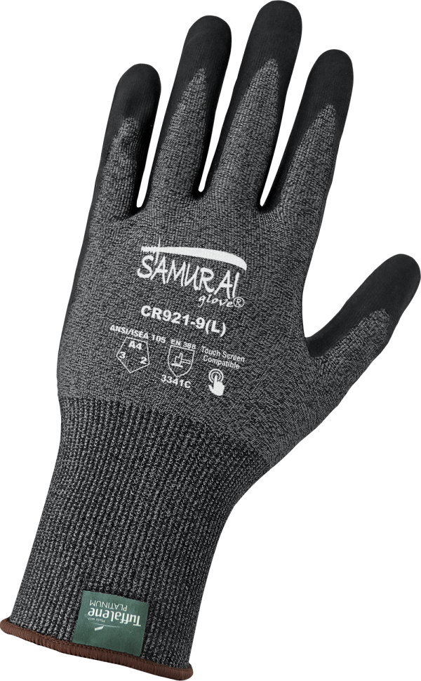 Global Glove CR921 Cut Resistant Samurai Glove Nitrile Palm - Back