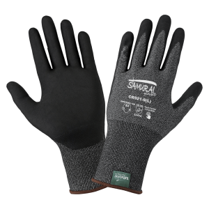 Global Glove CR921 Cut Resistant Samurai Glove Nitrile Palm